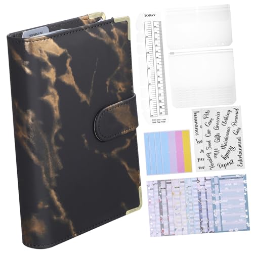 DOITOOL Budget Planer Ringbuch Binder mit Geldfach und Sparbuch Umschlägen Dickes Papier Expense Tracker Finanzplaner für Haushalt und Geld Sparen Organizer Taschen und Zubehör von DOITOOL