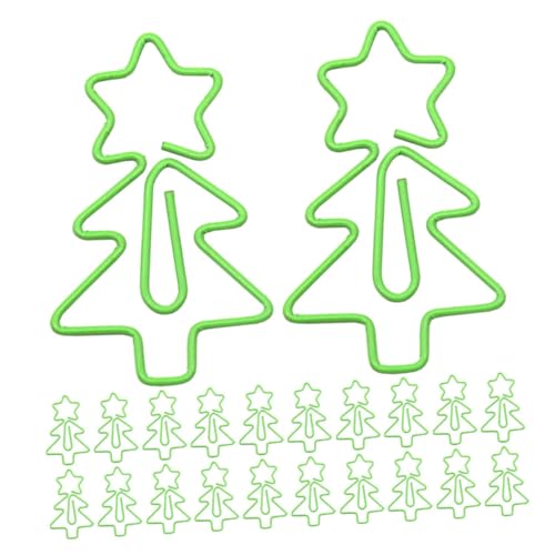 DOITOOL Büroklammern In Weihnachtsbaumform Winzige Büroklammern Beschichtete Büroklammern Kleine Süße Büroklammern Bunte Büroklammern Büroklammern In Großpackung Ausgefallene von DOITOOL