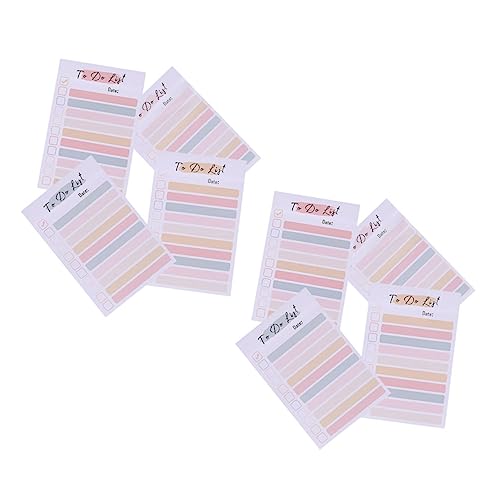 DOITOOL Bunte Haftnotizen Set Zerreißbare Notizblöcke für To Do Listen Praktische Klebememo Sticker in Farben für Schule Büro und Zuhause von DOITOOL