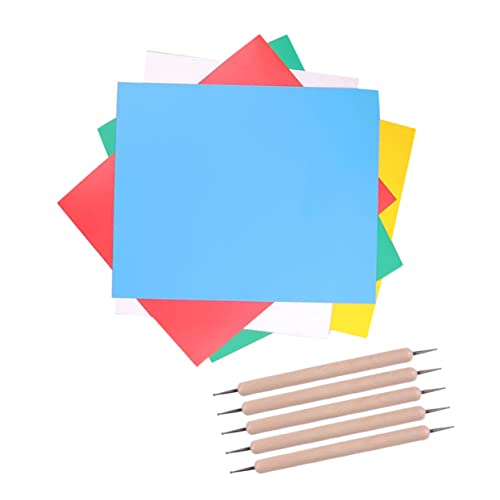 DOITOOL Buntes Stoff-Transferpapier-Set mit Stiften für DIY-Stickerei, Quilten und Kunst, langlebiges, wiederverwendbares Transparentpapier für verschiedene Oberflächen, 10 Stück DOITOOL Buntes Stoff-Transferpapier-Set mit Stiften für DIY-Stickerei, Quilten und Kunst, langlebiges, wiederverwendbares Transparentpapier für verschiedene Oberflächen, 10 Stück von DOITOOL