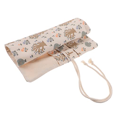 DOITOOL Canvas Häkelnadel Aufbewahrungstasche Fächer Rolltasche für Stricknadeln und Nähzubehör Robust Tragbar für Diy und Handarbeitsliebhaber DOITOOL Canvas Häkelnadel Aufbewahrungstasche Fächer Rolltasche für Stricknadeln und Nähzubehör Robust Tragbar für Diy und Handarbeitsliebhaber von DOITOOL