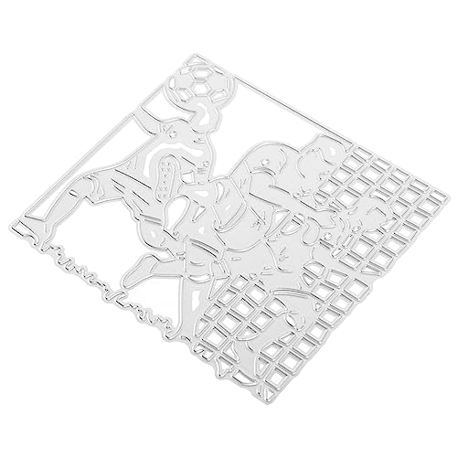 DOITOOL Carbonstahl Stanzform Fußballteam Stanzschablone für Diy Scrapbooking Papierbasteln Stabile Prägeschablone Langlebig und Kreativ für Grußkarten Fotoalben Dekoration DOITOOL Carbonstahl Stanzform Fußballteam Stanzschablone für Diy Scrapbooking Papierbasteln Stabile Prägeschablone Langlebig und Kreativ für Grußkarten Fotoalben Dekoration von DOITOOL