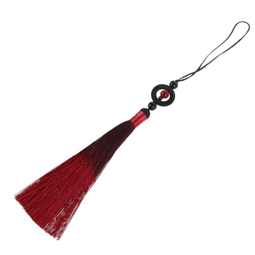 DOITOOL Chinesische Quaste zum Aufhängen Traditionelle Taichi Hängequaste Weinrot Dekorative Quaste für Kampfsport Authentische und Sichere Befestigung DOITOOL Chinesische Quaste zum Aufhängen Traditionelle Taichi Hängequaste Weinrot Dekorative Quaste für Kampfsport Authentische und Sichere Befestigung von DOITOOL