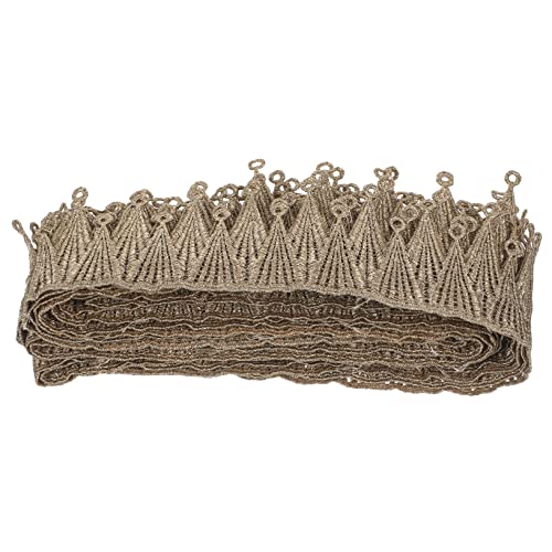 DOITOOL Crown Curtain Trim Hochwertiges Spitzenband für Diy Nähprojekte Yards Vielseitig Einsetzbar für Vorhänge Kissen und Bekleidung Langlebig und Waschbar Gefertigt von DOITOOL