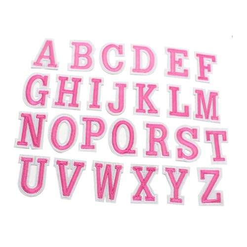 DOITOOL DIY Buchstaben Aufnäher Rosa Patches Zum Aufbügeln Und Aufnähen Für Kleidung Taschen Rucksäcke Reparatur Und Dekoration Handarbeit Zubehör DOITOOL DIY Buchstaben Aufnäher Rosa Patches Zum Aufbügeln Und Aufnähen Für Kleidung Taschen Rucksäcke Reparatur Und Dekoration Handarbeit Zubehör von DOITOOL