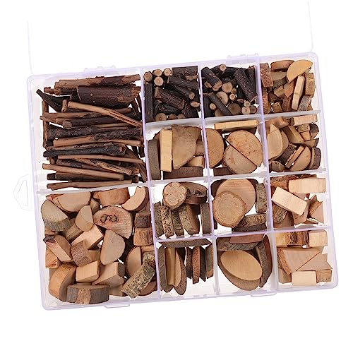 DOITOOL DIY Holzscheiben und Natürliche Baumzweige für Sicheres Dickes Holzmaterial Bastelset für Kindergarten Vorschule Kunstunterricht Fördert Spielerisch Kreativität und von DOITOOL