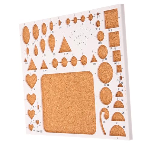 DOITOOL DIY Papier Quilling Vorlage Kompakte Quilling Schablone für Anfänger Präzise Form Einfache Anwendung für Papierkunst für Scrapbooking und Bastelprojekte von DOITOOL