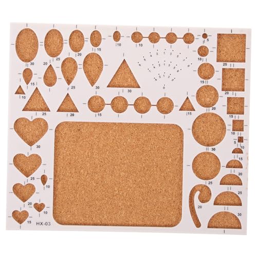 DOITOOL DIY Papier Quilling Vorlage Stabiler Kork Quilling Schablone für Präzise Formen Wiederverwendbar und Leicht für DIY Projekte Wie Grußkarten und Wandkunst von DOITOOL