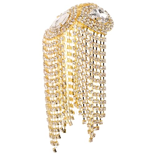DOITOOL DIY Quaste Applikation Patch für Broschen Dekorativer Aufnäher mit Goldfarben Vielseitig Einsetzbar für Kleidung und Accessoires Langlebig DOITOOL DIY Quaste Applikation Patch für Broschen Dekorativer Aufnäher mit Goldfarben Vielseitig Einsetzbar für Kleidung und Accessoires Langlebig von DOITOOL