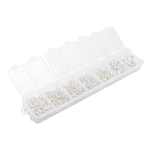 DOITOOL DIY Schmuck Zubehör Set Mit Offenen Biegeringen Und Schlüsselringen Für Handarbeiten Und Schmuckherstellung von DOITOOL