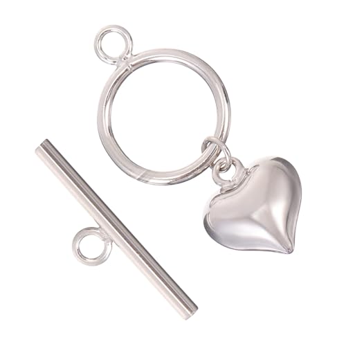 DOITOOL DIY Schmuckverschluss Silberfarbener Karabiner Verschluss für Armbänder und Halsketten Handliches Bastelzubehör zum Schmuckherstellen Glatte Oberfläche Vielseitig für DIY DOITOOL DIY Schmuckverschluss Silberfarbener Karabiner Verschluss für Armbänder und Halsketten Handliches Bastelzubehör zum Schmuckherstellen Glatte Oberfläche Vielseitig für DIY von DOITOOL
