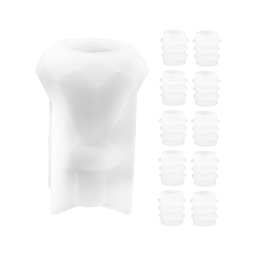 DOITOOL DIY Silikon Flaschenverschluss Form Teilig mit Diamant Weinflaschenstopper Form und Stopperhüllen für Epoxidharz Weinverschluss Basteln Schmuck Dekoration von DOITOOL