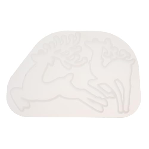 DOITOOL DIY Silikonform Schlüsselanhänger Gießform Rentier Schlüsselanhänger Mold Weihnachts-dekoration Handgemacht Flexible Langlebige Silikonform für Kreative Anhänger und Anhänger DOITOOL DIY Silikonform Schlüsselanhänger Gießform Rentier Schlüsselanhänger Mold Weihnachts-dekoration Handgemacht Flexible Langlebige Silikonform für Kreative Anhänger und Anhänger von DOITOOL