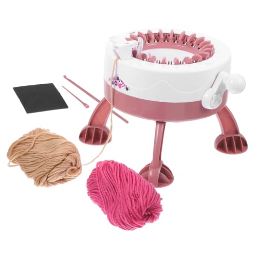 DOITOOL DIY Strickmaschine für Handbetriebene Pinguin form Kreatives Webwerkzeug aus Langlebigem Kunststoff Kompakt und Tragbar für Mädchen zum Stricken von Schals und Socken von DOITOOL