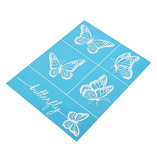 DOITOOL DIY Waschbare Siebdruck Schablonen mit Schmetterlingsmuster Wiederverwendbare Bastelschablonen für Taschen für Kreative Projekte und Feste DOITOOL DIY Waschbare Siebdruck Schablonen mit Schmetterlingsmuster Wiederverwendbare Bastelschablonen für Taschen für Kreative Projekte und Feste von DOITOOL