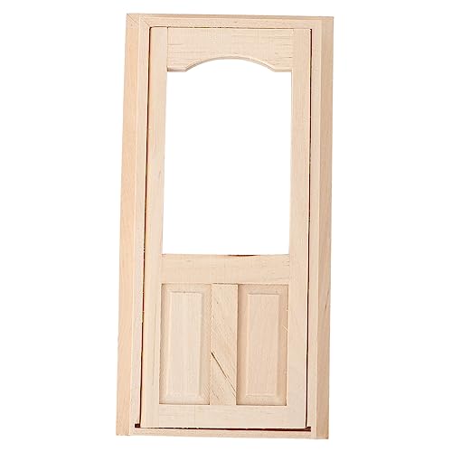 DOITOOL DIY Weiß Puppenhaus Tür mit Linienornament Bastelset für Kreative Puppenhausmöbel Naturbelassen zum Bemalen und Dekorieren DOITOOL DIY Weiß Puppenhaus Tür mit Linienornament Bastelset für Kreative Puppenhausmöbel Naturbelassen zum Bemalen und Dekorieren von DOITOOL