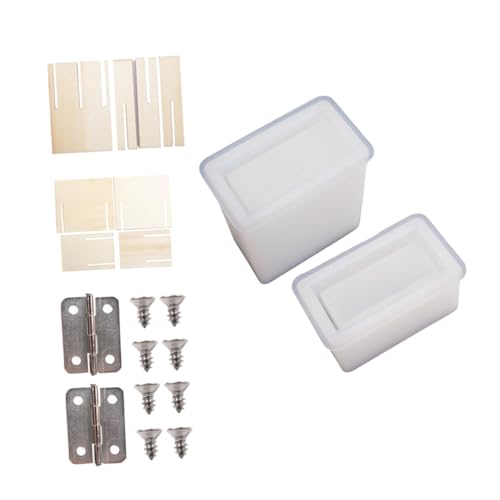 DOITOOL DIY Zigarettenbox Silikonform Hochtransparente Flexible Gießform für Zigarettenboxen für Bastelprojekte und Langlebig und Leicht zu Reinigen von DOITOOL