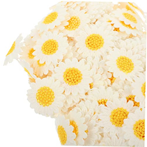 DOITOOL Daisy Wasserlösliche Spitze Wickelspitze Spitzenband Schnürsenkel Spitzenband Zum Basteln Breites Band Rosa Band Spitzenstrauß Dekoband Chiffonband Deko Nähspitze Nylon von DOITOOL