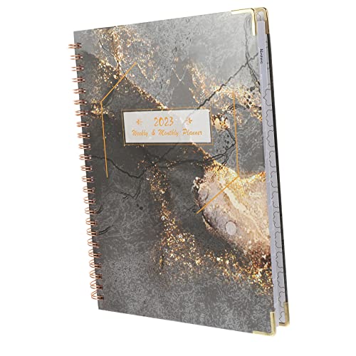 DOITOOL Decoratives Spiral Notizbuch Praktischer Wochenplaner Jahresplaner für Studenten Englisches Notizbuch mit Trennseiten Budgetplaner Monatlicher Rechnungsorganizer DOITOOL Decoratives Spiral Notizbuch Praktischer Wochenplaner Jahresplaner für Studenten Englisches Notizbuch mit Trennseiten Budgetplaner Monatlicher Rechnungsorganizer von DOITOOL