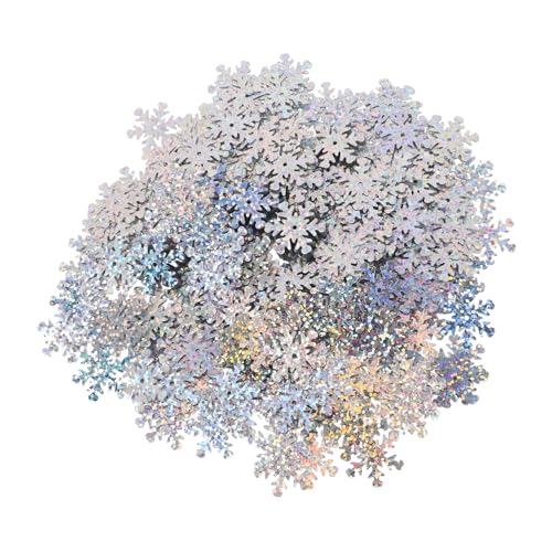 DOITOOL Dekorationsmaterialien Mit Pailletten Kleine Schneeflocken Weihnachtskonfetti Zum Basteln Glitzernde Weihnachten Schnee Konfetti Kunstschnee Für Ornamente Silver Plastik DOITOOL Dekorationsmaterialien Mit Pailletten Kleine Schneeflocken Weihnachtskonfetti Zum Basteln Glitzernde Weihnachten Schnee Konfetti Kunstschnee Für Ornamente Silver Plastik von DOITOOL