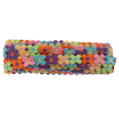 DOITOOL Dekoratives Cartoon Spitzenband Besticktem für Diy Projekte Yards Farbenfrohes Spitzenband für Kleidung Hochzeitsdekoration Handwerksarbeiten und Accessoires von DOITOOL