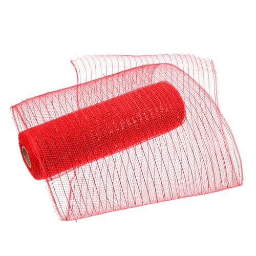 DOITOOL Dekoratives Mesh Band aus Hochwertigem PP Material Langlebiges Leichtes Geschenkband für Blumenarrangements DIY Bastelarbeiten und Geschenkverpackungen Netzband in Rot DOITOOL Dekoratives Mesh Band aus Hochwertigem PP Material Langlebiges Leichtes Geschenkband für Blumenarrangements DIY Bastelarbeiten und Geschenkverpackungen Netzband in Rot von DOITOOL