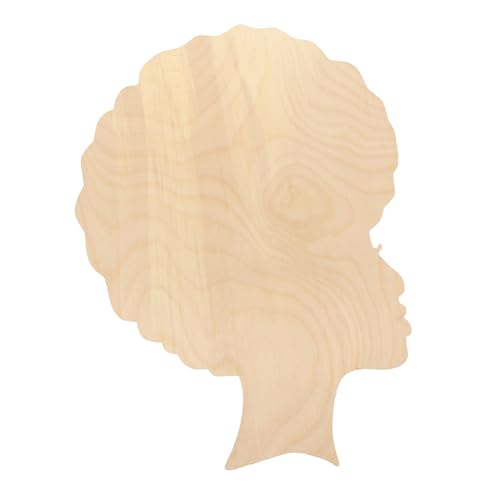 DOITOOL Diy Holzschablone Kreative Holzvorlage zum Bemalen und Gestalten Natürliche Hängende Dekoration für Muttertagsgeschenke und Künstlerische Diy Projekte von DOITOOL