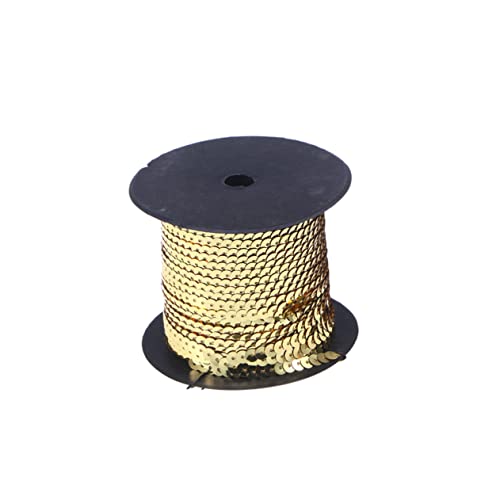DOITOOL Diy Paillettenband Flachband für Hochzeiten Yards Rolle Leicht Elastisch für Näh und Bastelprojekte Glänzende Verzierungen für Kleider und Hüte von DOITOOL