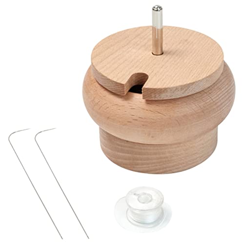 DOITOOL Diy Perlen Spinner Schüssel Handbetriebene Holzperlen für Schmuckherstellung Bead Holder mit Nadel Zubehör für Bastelprojekte DOITOOL Diy Perlen Spinner Schüssel Handbetriebene Holzperlen für Schmuckherstellung Bead Holder mit Nadel Zubehör für Bastelprojekte von DOITOOL