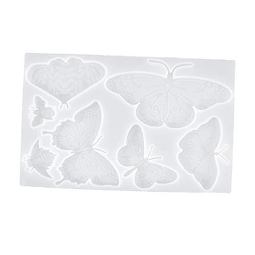 DOITOOL Diy Schmetterlingsanhänger Silikonform Bastelmaterial für Epoxidharz Wiederverwendbare Gießform für Schmuck und Dekoration Handwerksprojekte für an Familie von DOITOOL
