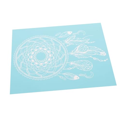 DOITOOL Diy Selbstklebende Siebdruckschablonen Wiederverwendbare Waschbare Mesh Transfer Schablonen für Wandgestaltung Projekte und Kunstwerke von DOITOOL