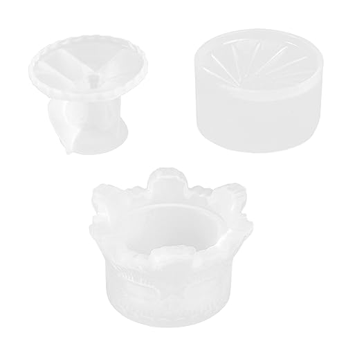 DOITOOL Diy Silikonform für Schmuckaufbewahrung Teiliges Set Krone Gießform für Kreative Bastelprojekte für Epoxidharz und Schmuckherstellung Flexibel und Leicht zu Reinigen von DOITOOL