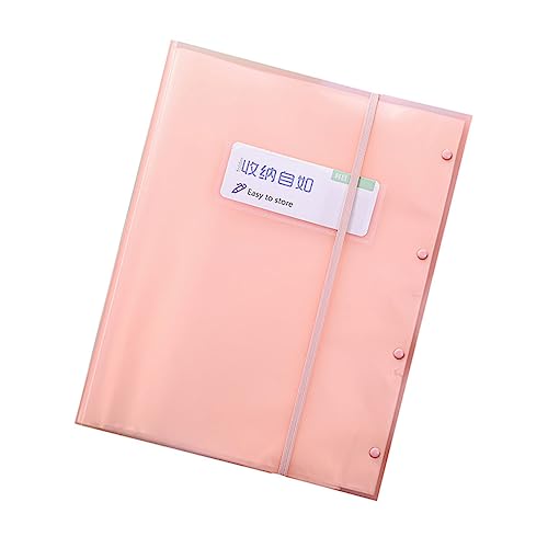 DOITOOL Dokumentenordner Transparent Ablage Tasche aus Kunststoff für Studenten Büro Papieraufbewahrung Organizer Rosa DOITOOL Dokumentenordner Transparent Ablage Tasche aus Kunststoff für Studenten Büro Papieraufbewahrung Organizer Rosa von DOITOOL