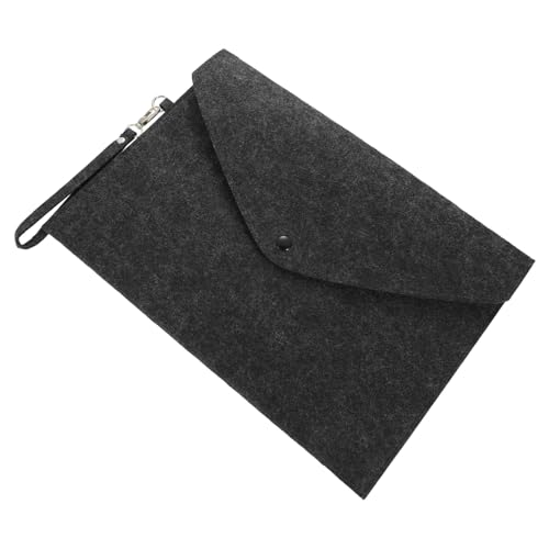 DOITOOL Dokumententasche aus Hochwertigem Filz mit Druckknopf Reißfest und Wasserabweisend Eleganter Aktenordner für Büro Schule und Organisation Wesentlicher Dokumente Inklusive DOITOOL Dokumententasche aus Hochwertigem Filz mit Druckknopf Reißfest und Wasserabweisend Eleganter Aktenordner für Büro Schule und Organisation Wesentlicher Dokumente Inklusive von DOITOOL