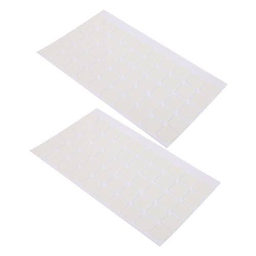 DOITOOL Doppelseitig klebender Aufkleber Montage klebrige Kreise schwer doppelt Wand kreisförmiges Zeichenbrett Doppelseitiger Klebebandkreis Runde Leinwände zum Malen Nano kleber Weiß von DOITOOL