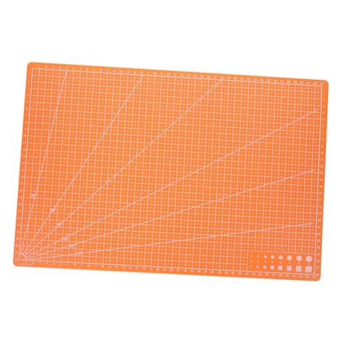 DOITOOL Doppelseitige Selbstheilende Schneidematte für Bastel Näh und Quilting Projekte Orange Langlebige und Leicht zu Reinigende Unterlage für Kreative Arbeiten von DOITOOL