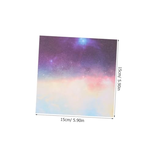DOITOOL Doppelseitiges Origami Papier Sternenhimmel Muster Quadratisch Bunt Farbig Faltpapier für DIY Bastelarbeiten Erwachsene Basteln DOITOOL Doppelseitiges Origami Papier Sternenhimmel Muster Quadratisch Bunt Farbig Faltpapier für DIY Bastelarbeiten Erwachsene Basteln von DOITOOL
