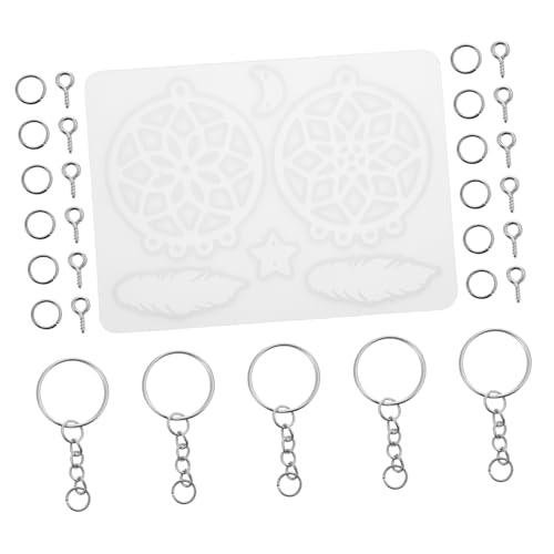 DOITOOL Dream Catcher Silikonform Diy Kristall Epoxidharz Form Bastelwerkzeug für Teiliges zur Herstellung von Hängedekorationen von DOITOOL