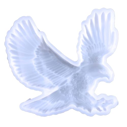 DOITOOL Eagle Shaped Silikonform für Epoxidharz Flexible DIY Gießform für Wanddekoration Langlebig und Einfach zu Entformen für Handgefertigte Adlerornamente von DOITOOL