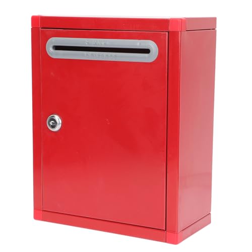 DOITOOL Edelstahl Spendenbox Abschließbar mit Schloss Multifunktionale Wahlurne Vorschlagsbox für Büro Schule und Gemeinschaftseinrichtungen Sichere Kummerkasten mit Mittlerer Kapazität von DOITOOL