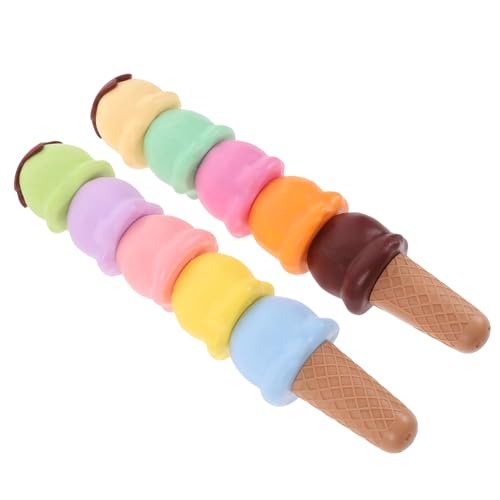 DOITOOL Eisförmige Textmarker 2 Satz Stapelbare Markierstifte für Schule und Büro Kompakte Praktische Marker in Bunten Farben für Kreative Notizen und Scrapbooking von DOITOOL