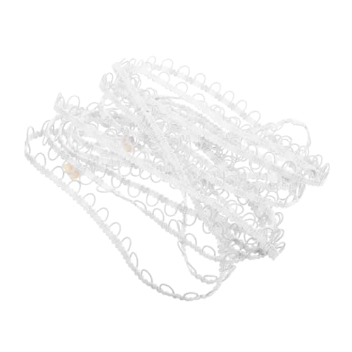 DOITOOL Elastisches Knopfloch Spitzenband mit Wellenmuster S und U Form Vielseitiger DIY Zierstreifen für Kostüme Brautkleider und Bekleidungsdekorationen DOITOOL Elastisches Knopfloch Spitzenband mit Wellenmuster S und U Form Vielseitiger DIY Zierstreifen für Kostüme Brautkleider und Bekleidungsdekorationen von DOITOOL