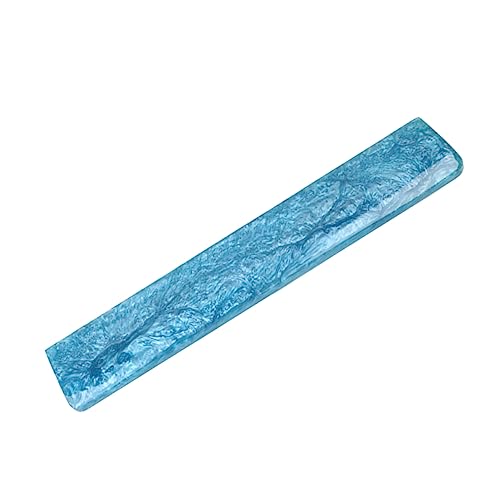 DOITOOL Ergonomische Blaue Epoxidharz Handgelenkauflage für Mechanische Tastaturen Komfortable Polsterung zur Schmerzlinderung Leichtes Tragbares Keyboard Cushion Support für Büro und von DOITOOL