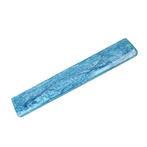 DOITOOL Ergonomische Blaue Epoxidharz Handgelenkauflage für Tastatur Komfortables Polster Rutschfestes Wrist Support Pad Geeignet für Gaming und Computertastaturen Schmerzlindernd und von DOITOOL