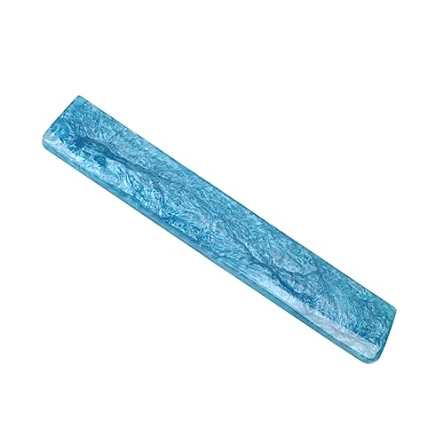 DOITOOL Ergonomische Blaue Epoxidharz Tastatur Handgelenkauflage Komfortables Leichtes Keyboard Handgelenkstützkissen für Büro Zuhause Gaming und Mobiles Arbeiten von DOITOOL