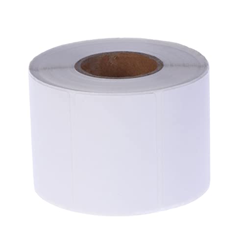 DOITOOL Etiketten aus Thermopapier Etikettenaufkleber schmucklos -Aufkleberpapier thermische Aufkleber Klebeetiketten leere Aufkleber Etiketten für Thermodrucker Weiß von DOITOOL