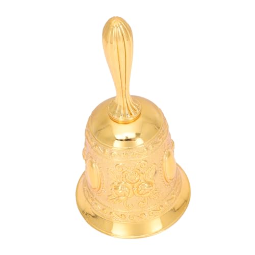 DOITOOL Europäische Metall handglocke Retro Design mit Klarem Klang Rostfrei Langlebig Leichte Serviceglocke für Restaurant Bar Hotel Empfang Büro von DOITOOL