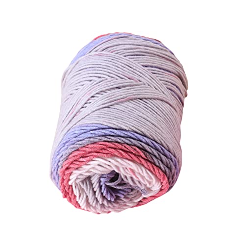 DOITOOL Fädiges Regenbogen Baumwollgarn zum Handstricken Weiches Pilling Garn für Diy Pullover Mützen Schals Warme Herbst und Winterprojekte DOITOOL Fädiges Regenbogen Baumwollgarn zum Handstricken Weiches Pilling Garn für Diy Pullover Mützen Schals Warme Herbst und Winterprojekte von DOITOOL