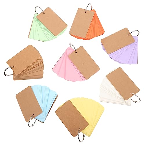 DOITOOL Farben Diy Blanko Wortkarten mit Ringbindung Karten pro Farbe Kreative Lernkarten für Studierende Lehrer und Berufstätige für Notizen und Ideenorganisation DOITOOL Farben Diy Blanko Wortkarten mit Ringbindung Karten pro Farbe Kreative Lernkarten für Studierende Lehrer und Berufstätige für Notizen und Ideenorganisation von DOITOOL