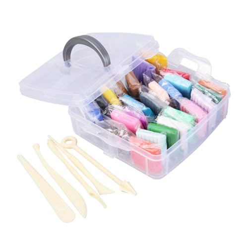 DOITOOL Farben Ofen Härtender Modelliermasse für Weiche Polymer Knete mit Werkzeugen für Diy Bastelprojekte pro Farbe für Aktivitäten DOITOOL Farben Ofen Härtender Modelliermasse für Weiche Polymer Knete mit Werkzeugen für Diy Bastelprojekte pro Farbe für Aktivitäten von DOITOOL